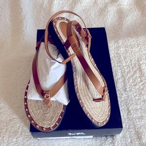 NEW in box Coach Gracey Leather sandals size 8.5